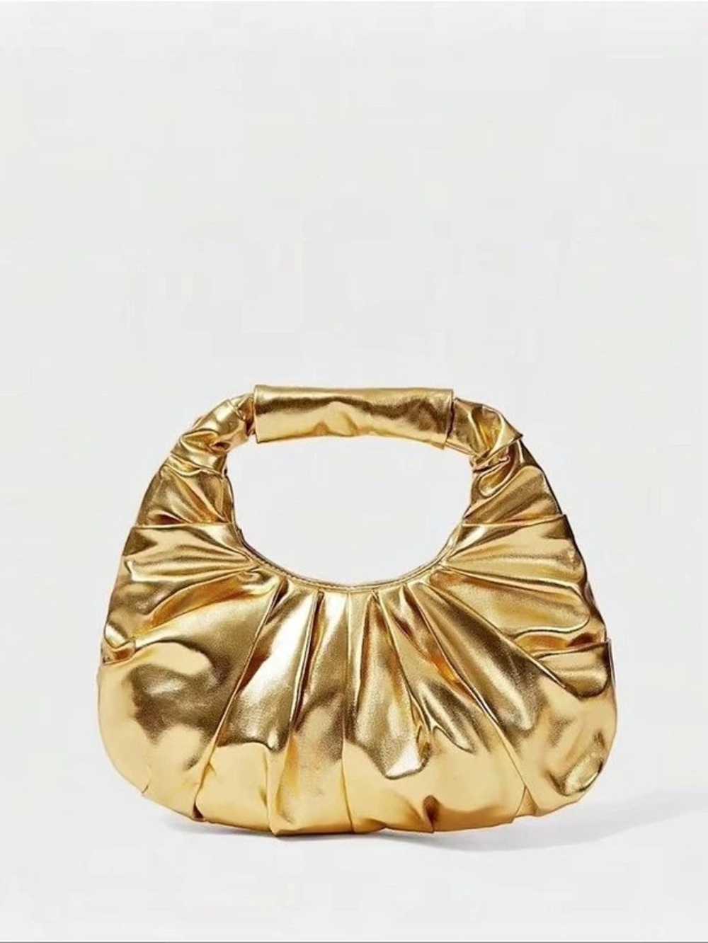Metallic Gold Cloud Handbag